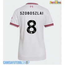 Camisa de time de futebol Liverpool Dominik Szoboszlai #8 Replicas 2º Equipamento Feminina 2026-27 Manga Curta